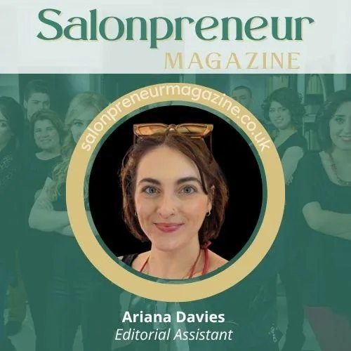 Headshot of Ariana Davies, Editorial Assistant at Salonpreneur Magazine