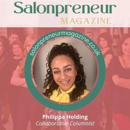 Headshot of Philippa Holding, Collaborative Columnist, Salonpreneur Magazine