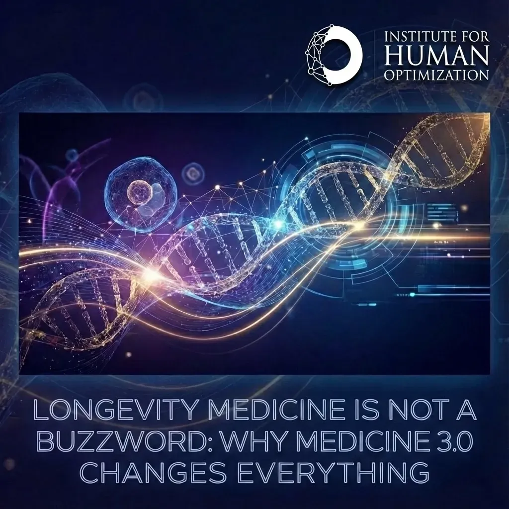Longevity Medicine Is Not a Buzzword: Why Medicine 3.0 Changes Everything