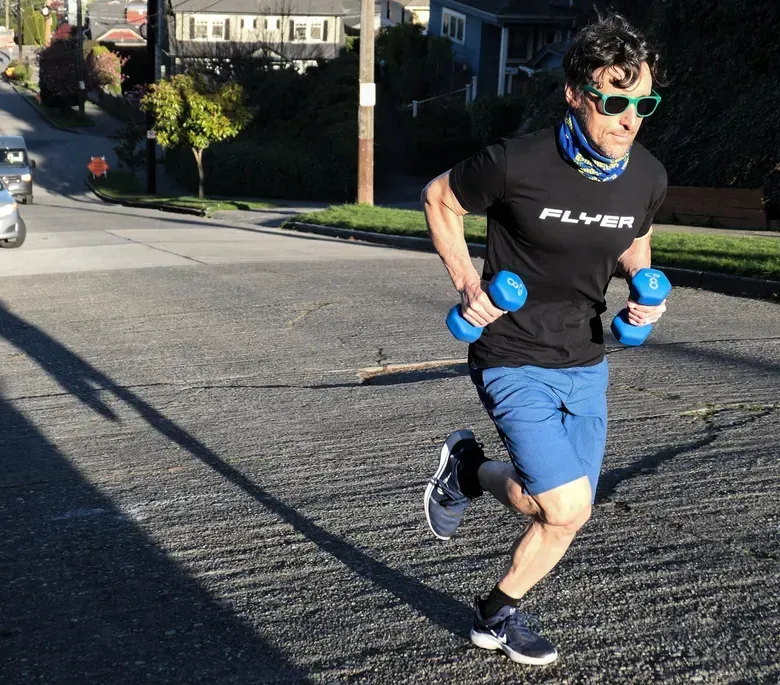 Running and weights