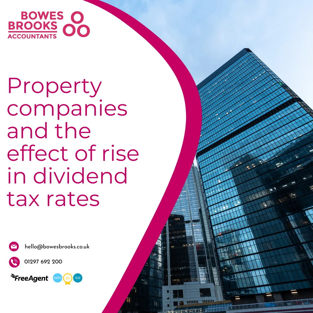 Property companies and the effect of rise in dividend tax rates