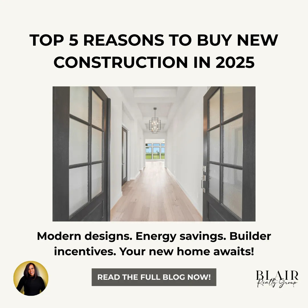Top 5 Reasons to Buy New Construction Homes in 2025