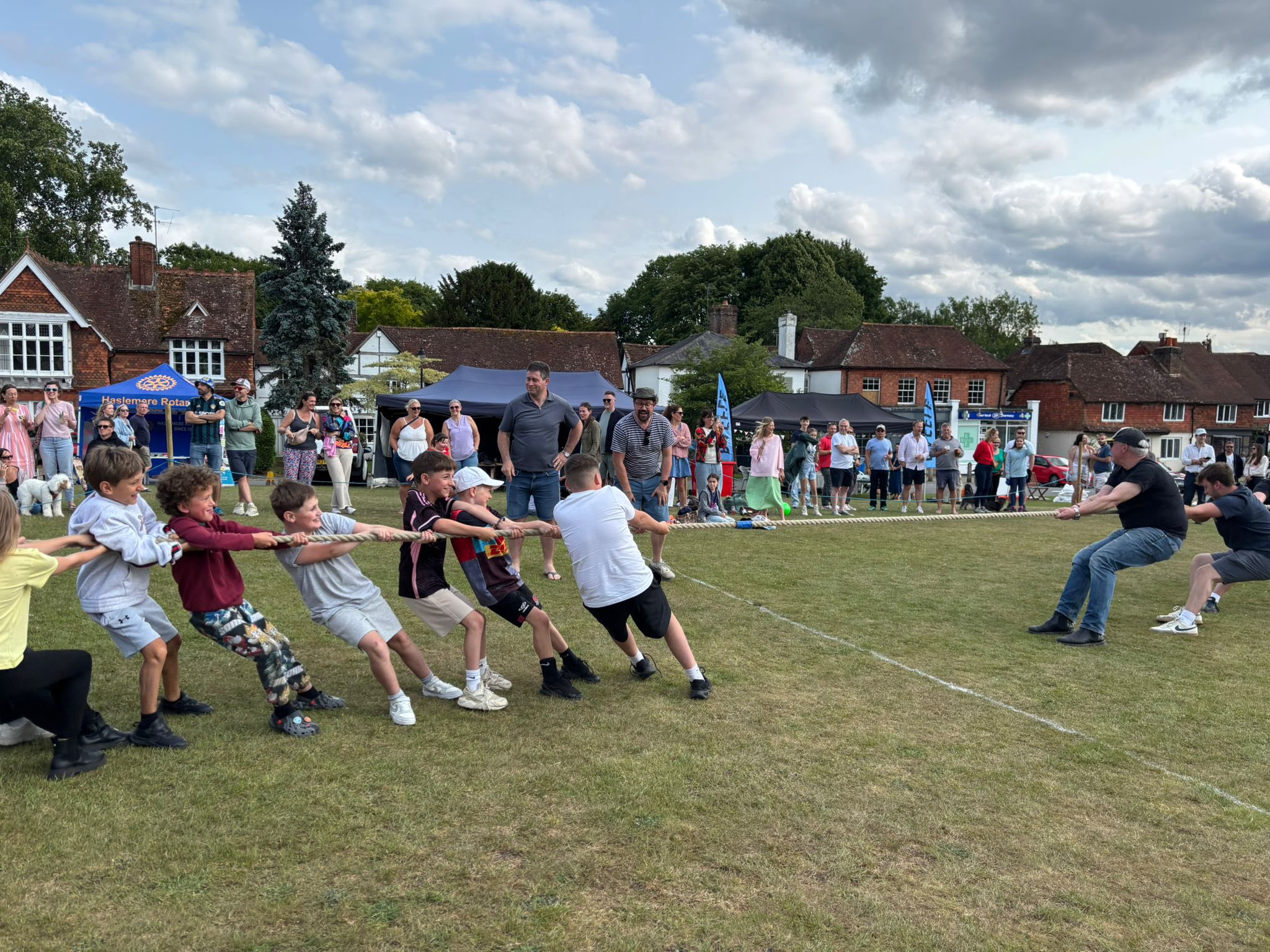 Tug of War at the Chiddingfold Village Fete Surrey