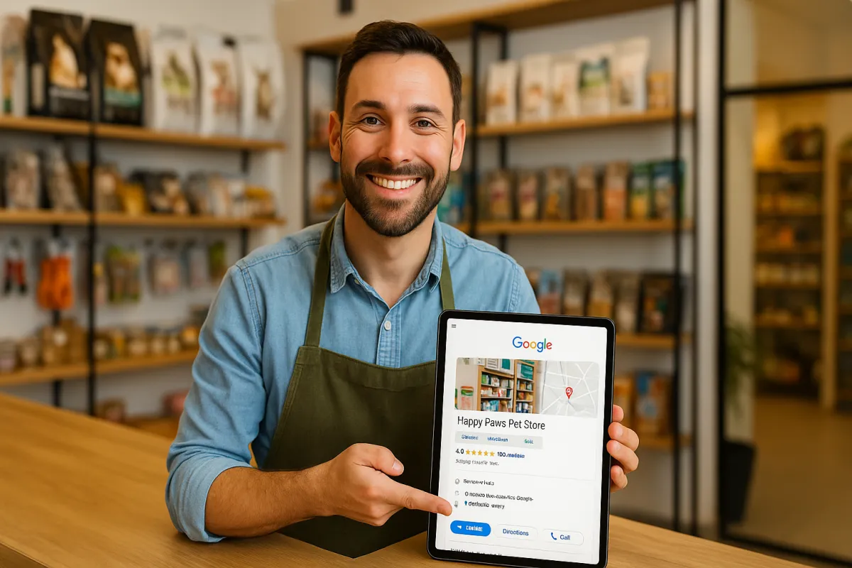 Google Meu Negócio para Pet Shops: O Guia Completo para Atrair Clientes Locais em 2025