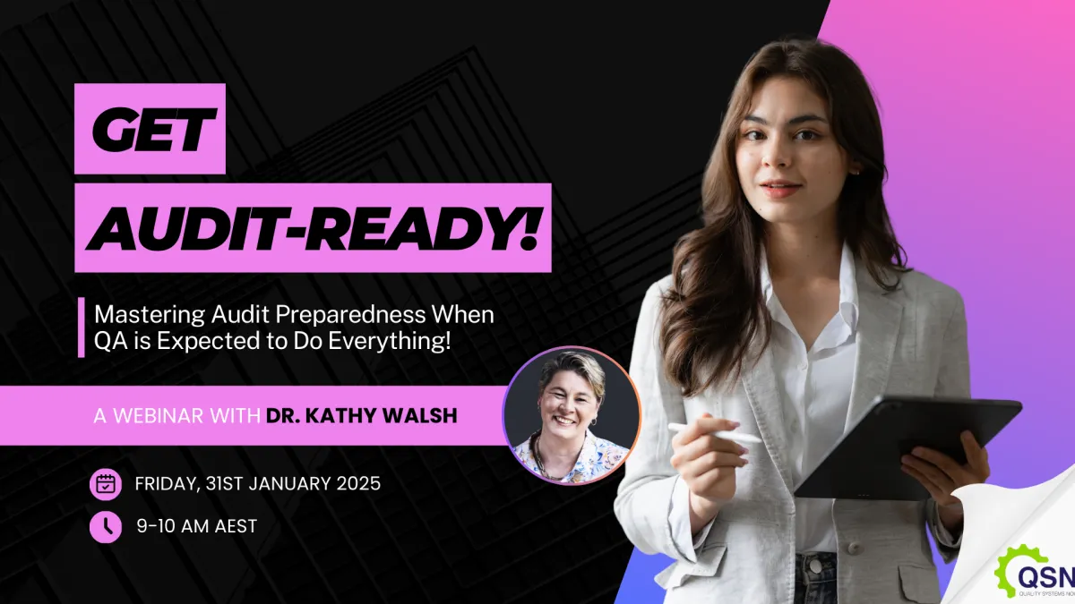 Free Get Audit Preparedness Webinar This Week