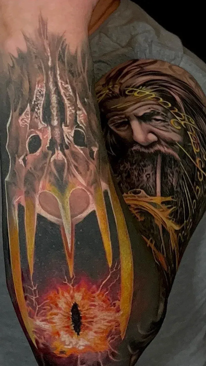 Professional tattoo by Mickey Schlick at Montana Tattoo Company in Missoula, MT.