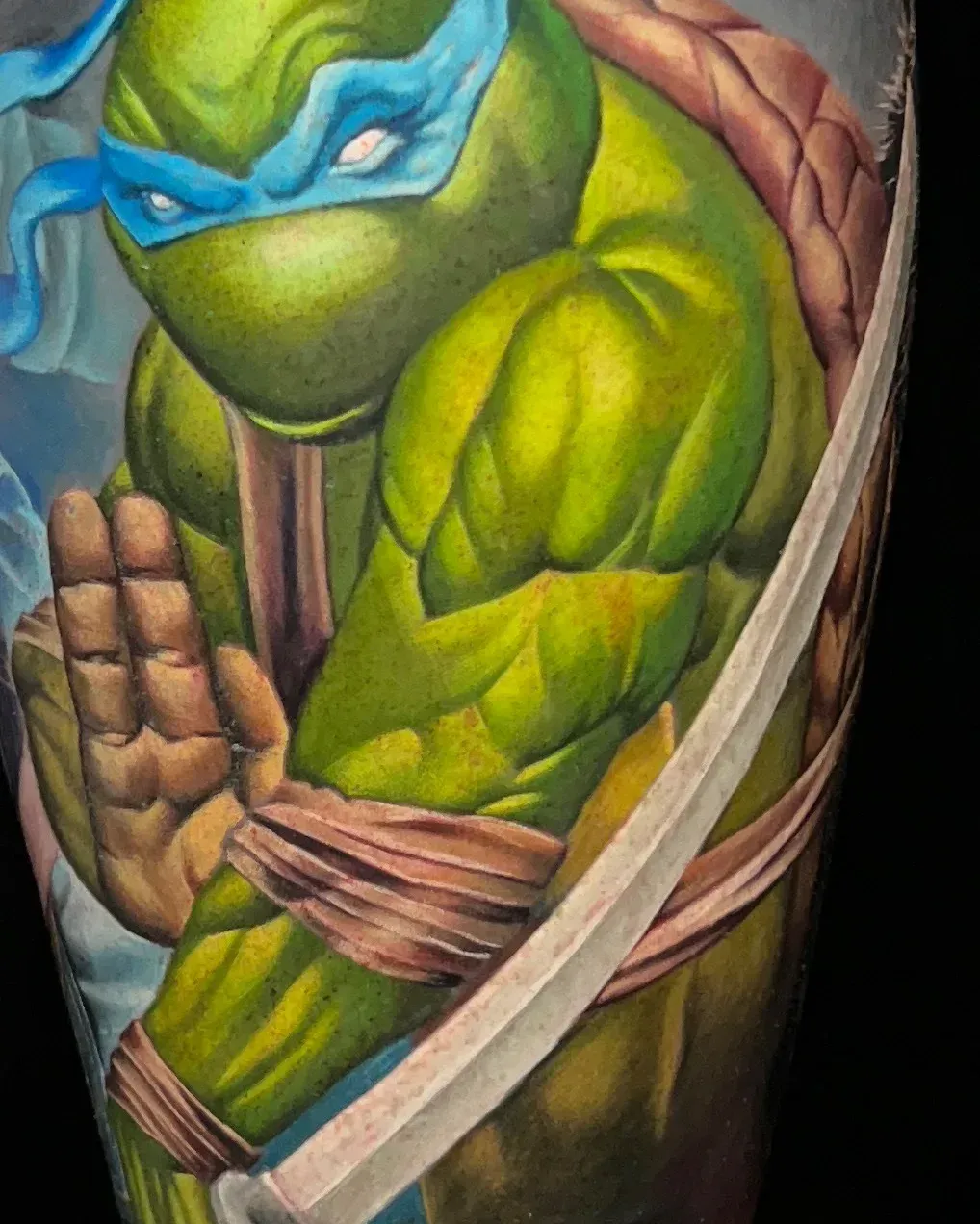 Professional tattoo by Mickey Schlick at Montana Tattoo Company in Missoula, MT.