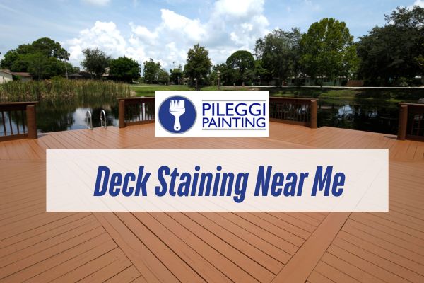 Deck Staining Near Me | Expert Deck Staining in Kansas City – Pileggi Painting
