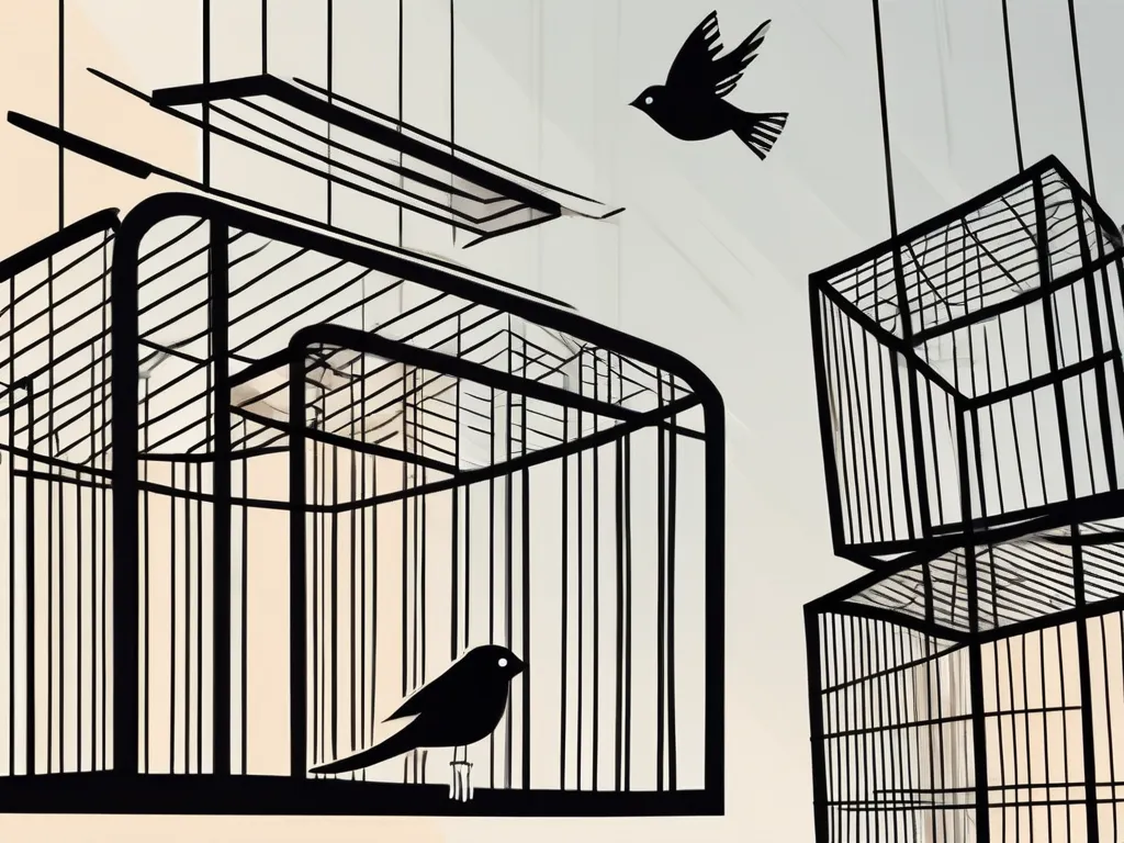 Business Independence - uncaged bird