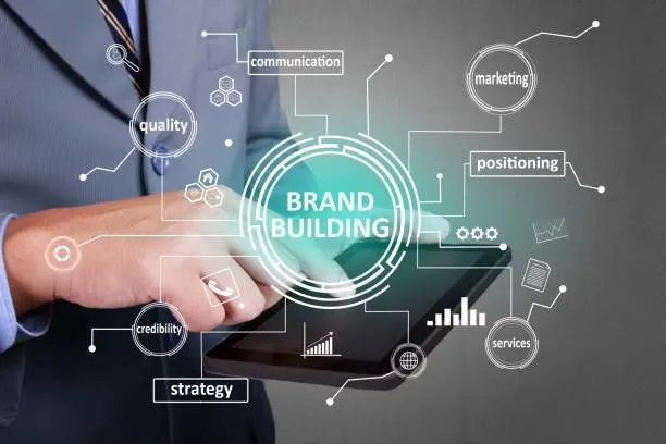 Hand interacting with digital interface showing invention and support icons