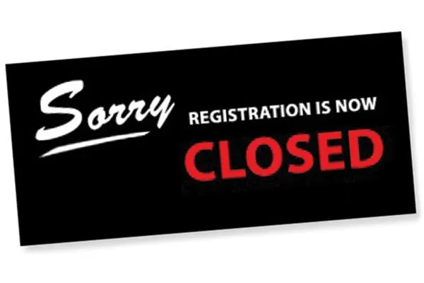 registration is closed