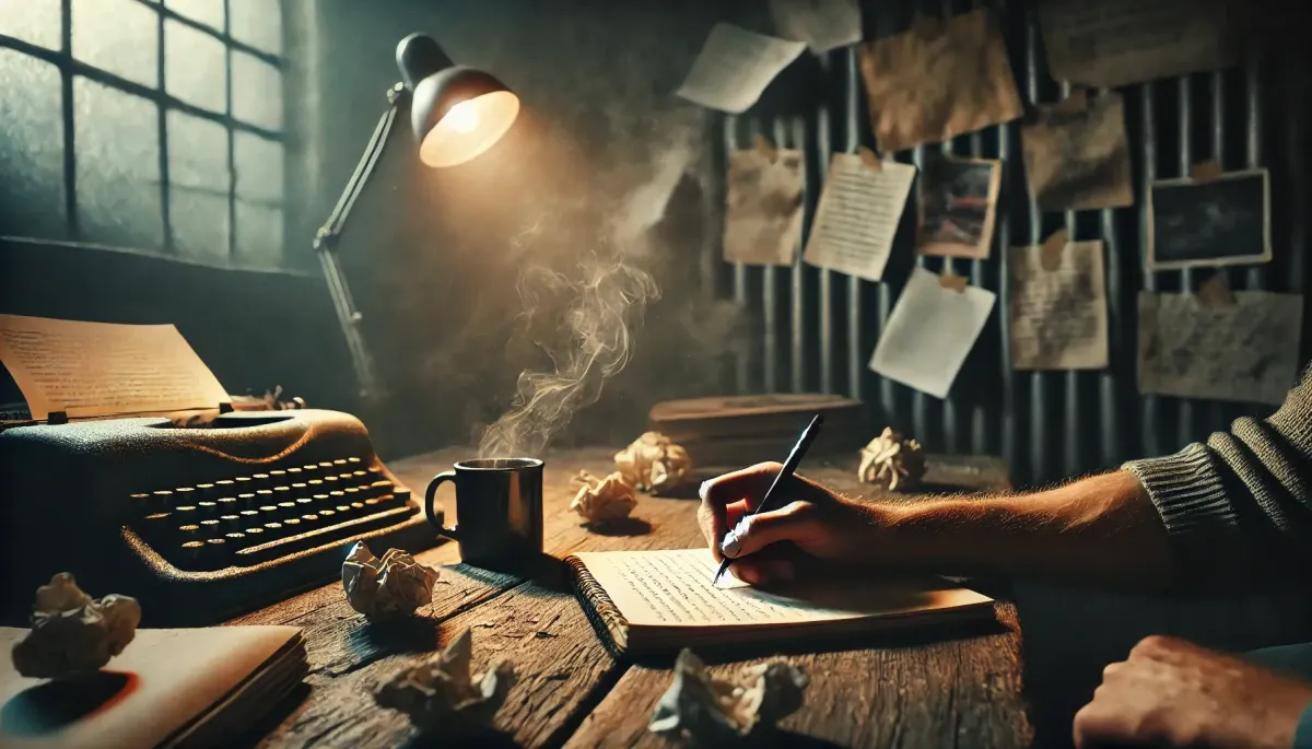 Raw intensity of the writing process