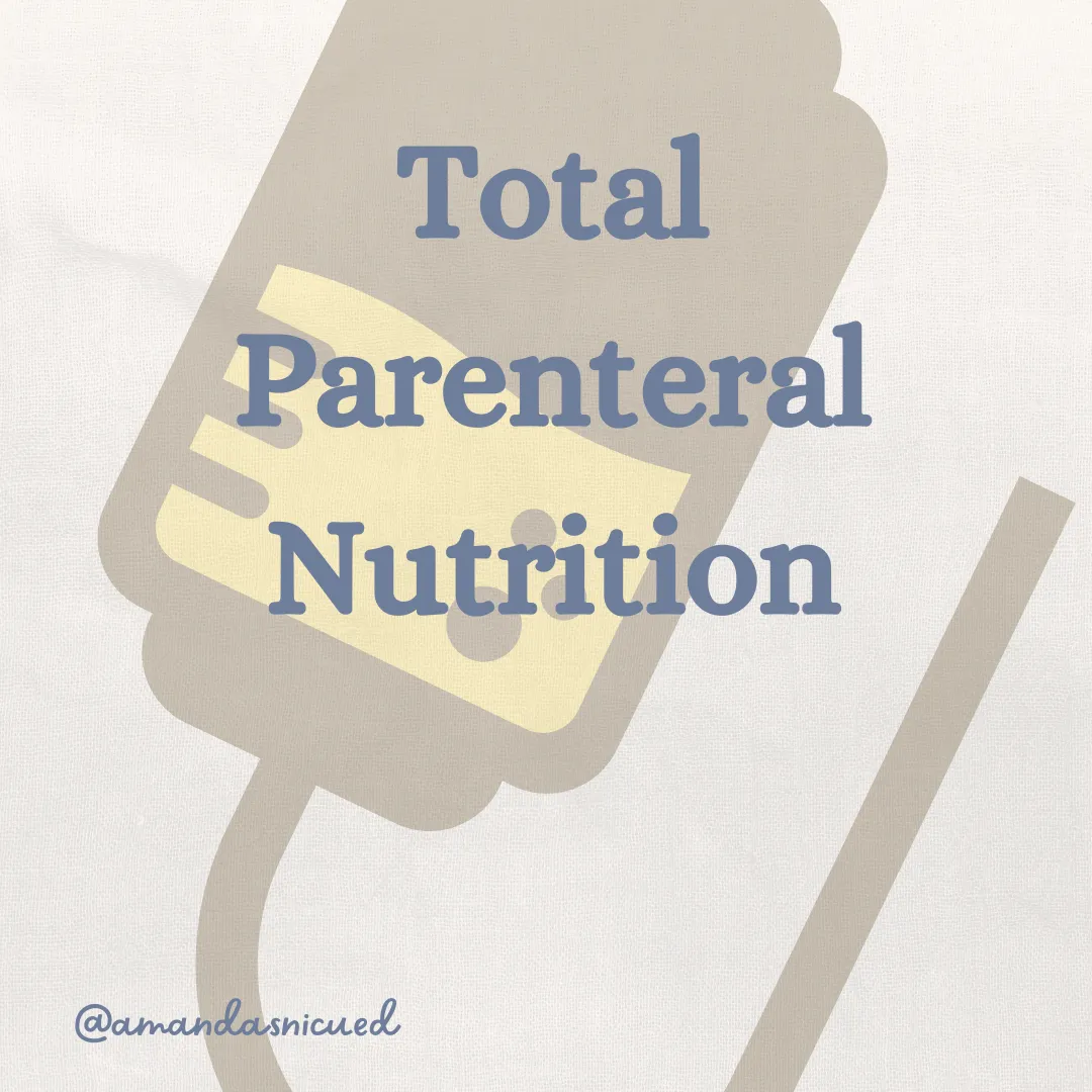 TPN: IV Gatorade in the NICU