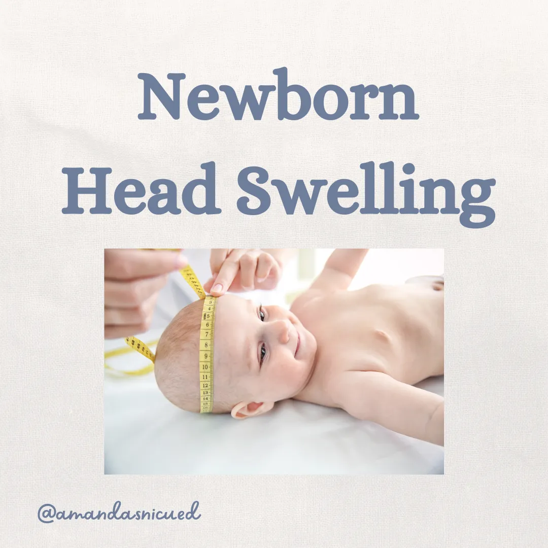 Newborn head swelling