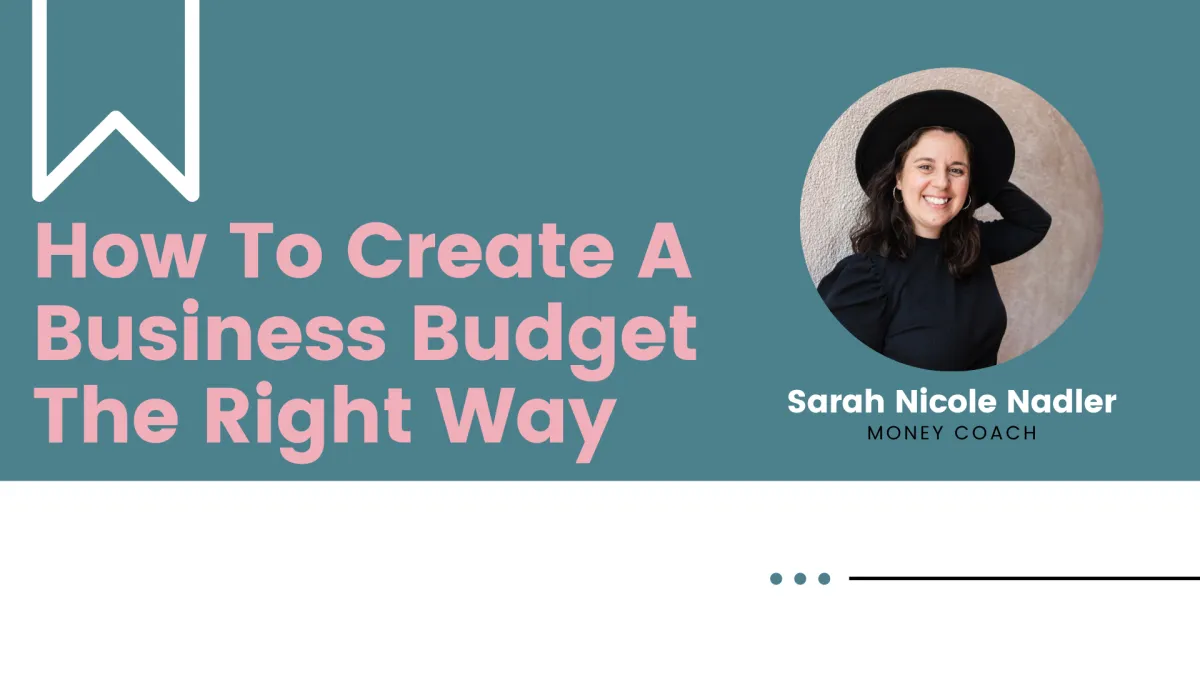 business budgeting the right way