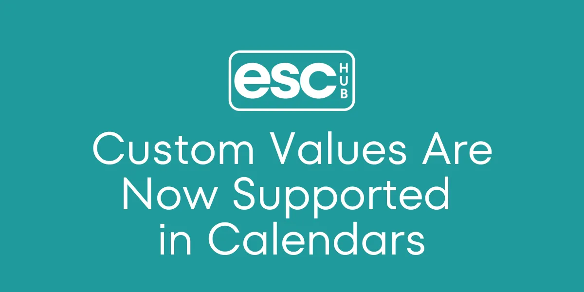Custom Values Are Now Supported in Calendars