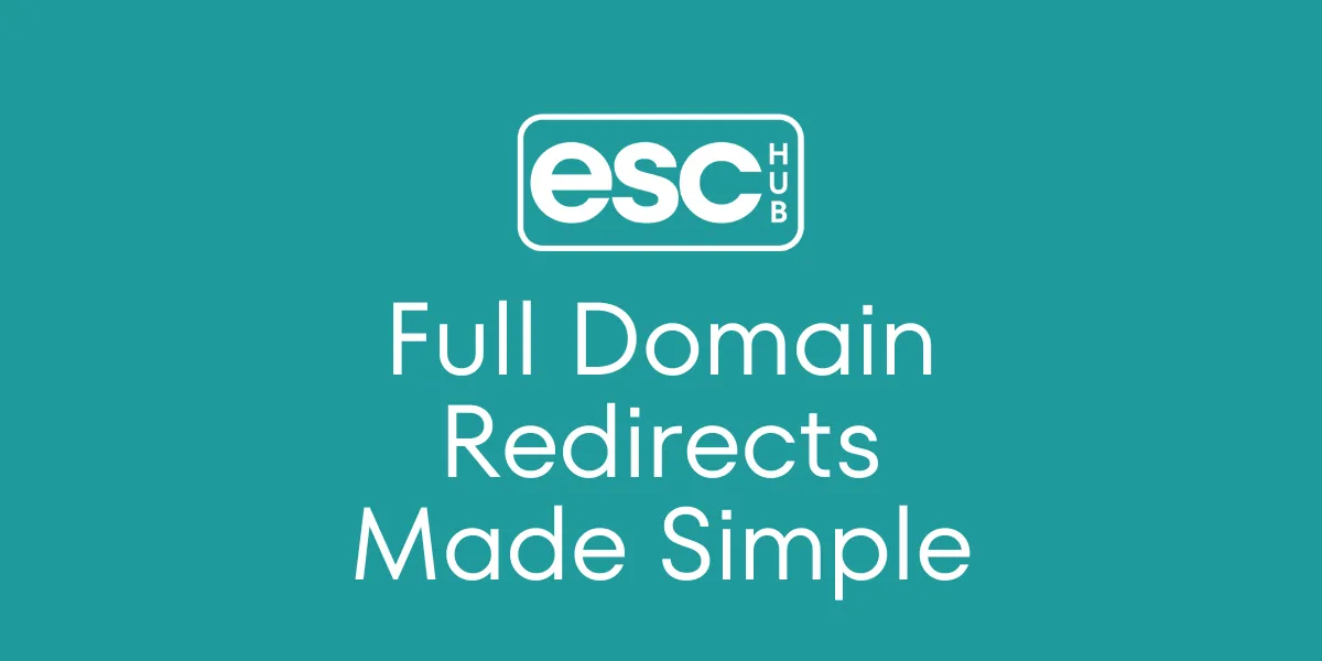 Full Domain Redirects Made Simple