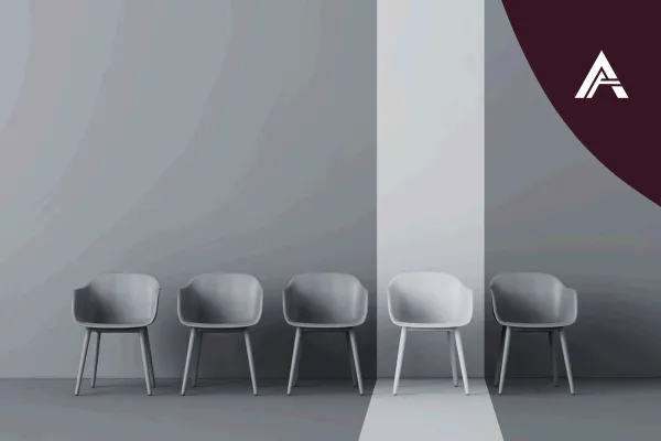 Minimal abstract image representing team trust in leadership