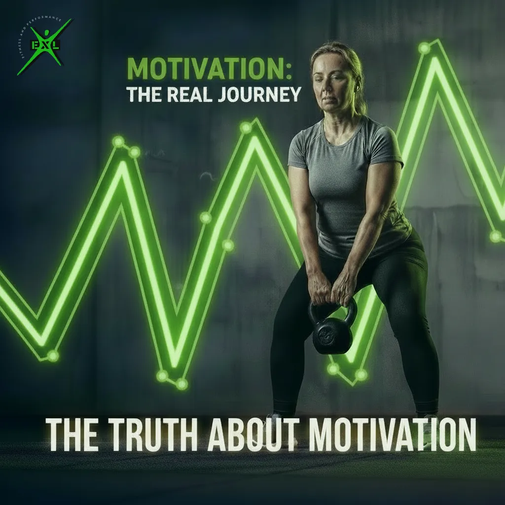 woman working out representing systems over motivation - accountability beats willpower fitness concept - EXL Fitness Orem Utah blog cover