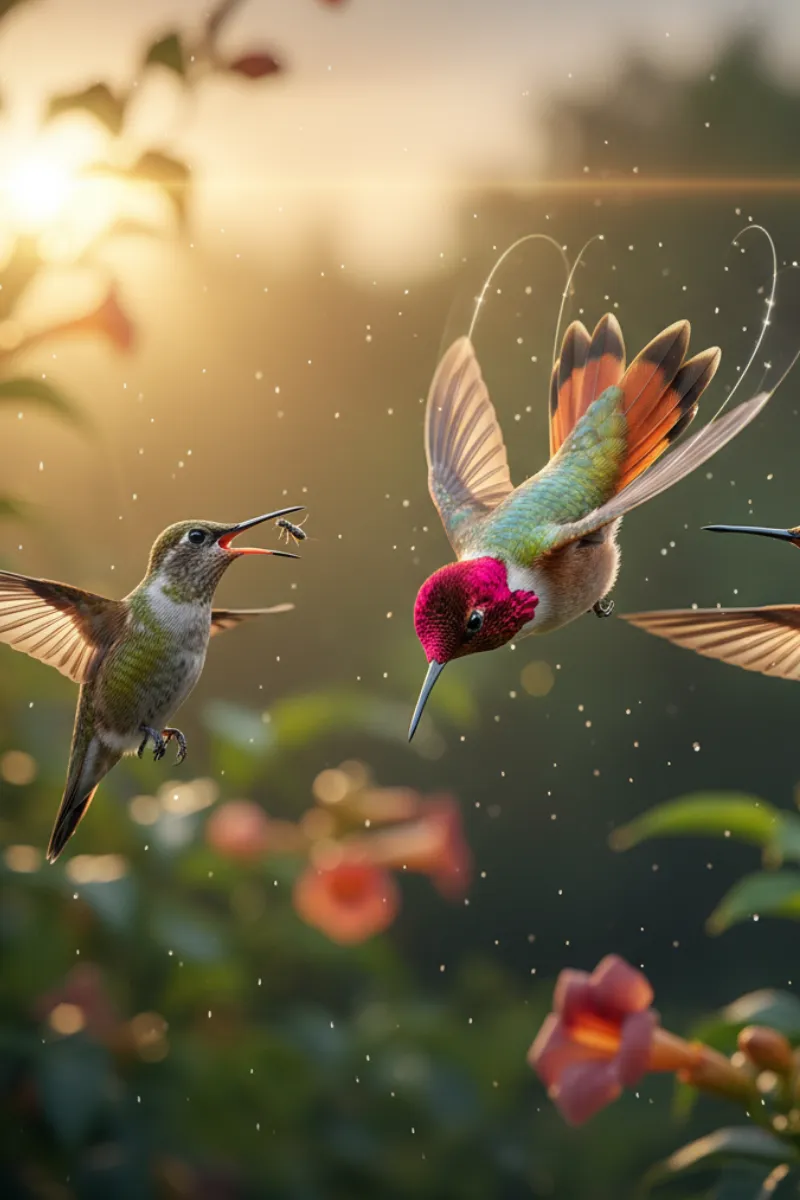 Unknown Actions of Hummingbirds Decoded