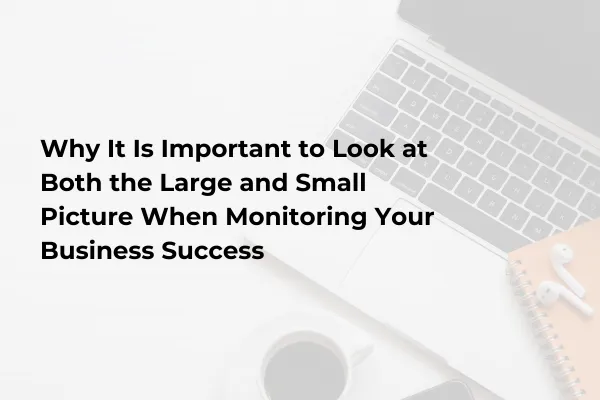 Why It Is Important to Look at Both the Large and Small Picture When Monitoring Your Business Success