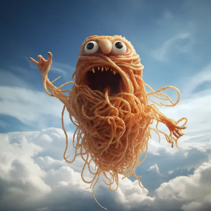 HowToBeHappier.blog/Flying-Spaghetti-Monster