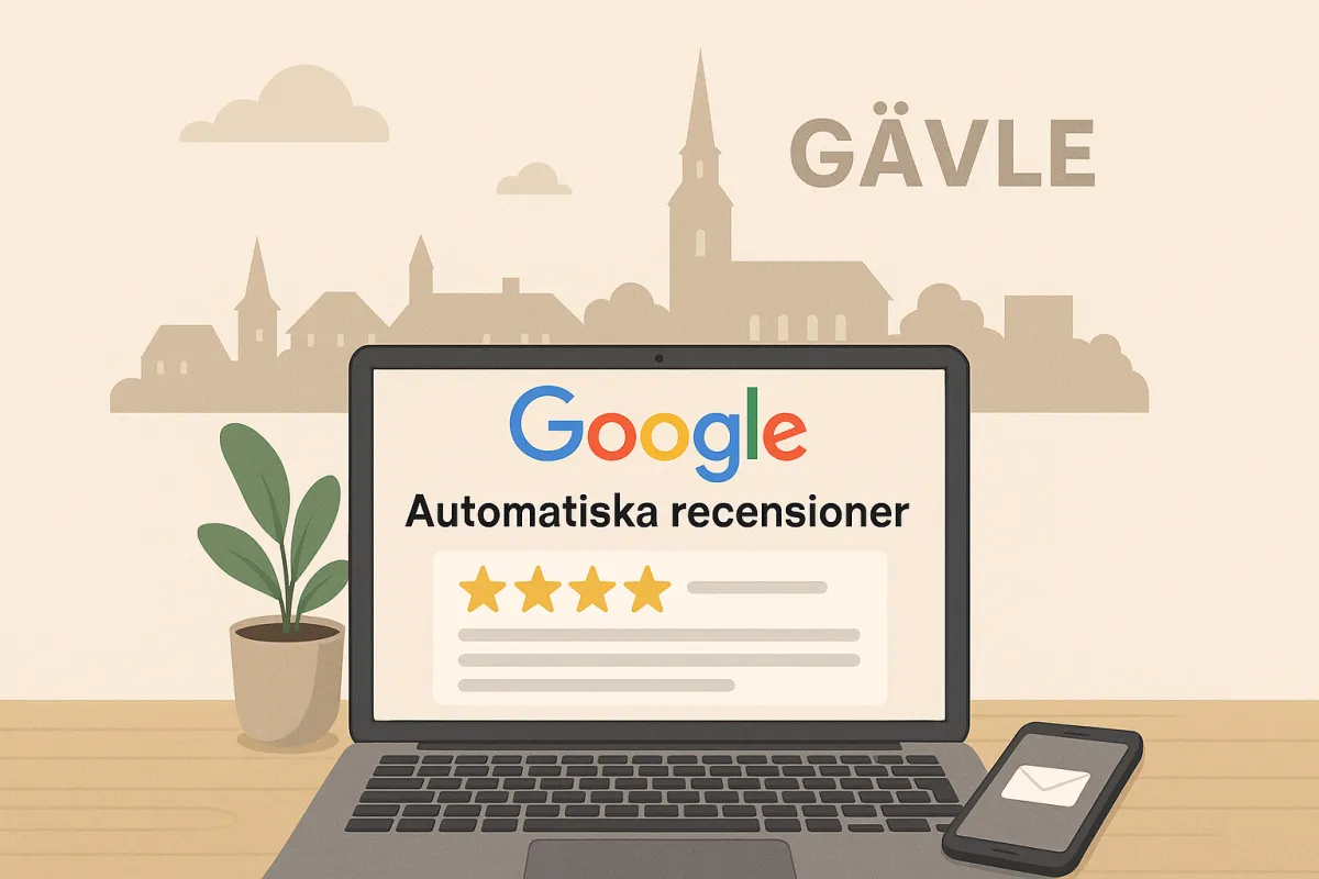 Automatiska Google-recensioner i Gävle | Öka synlighet & kunder
