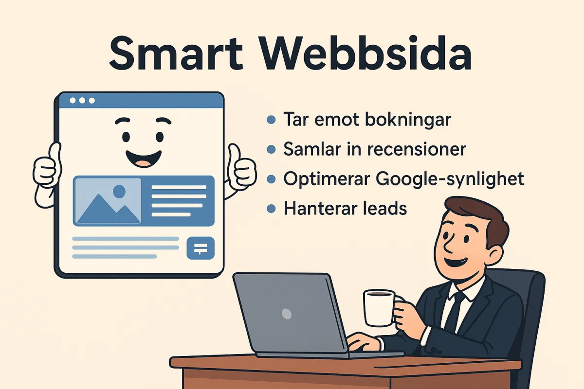 Vad är en smart webbsida? (Och varför småföretagare borde sluta använda sin webbsida som en digital broschyr)
