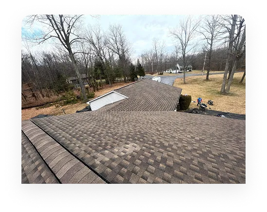 Roof installation process 