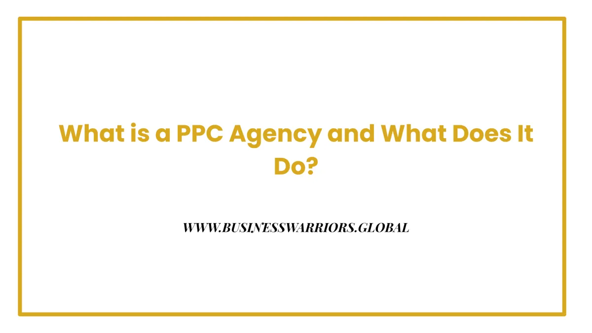 PPC agency in perth, What does a ppc agency do