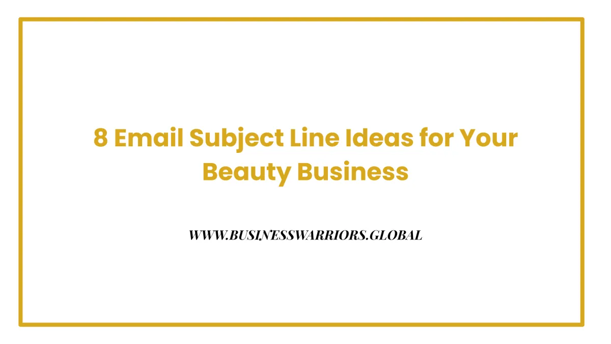 email subject line ideas