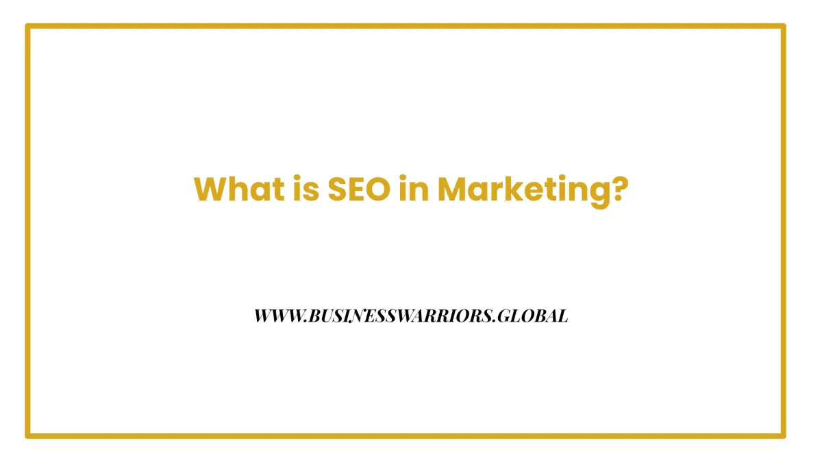 Discover essential insights and strategies in SEO marketing to boost your online presence. Learn how effective SEO can enhance your business today