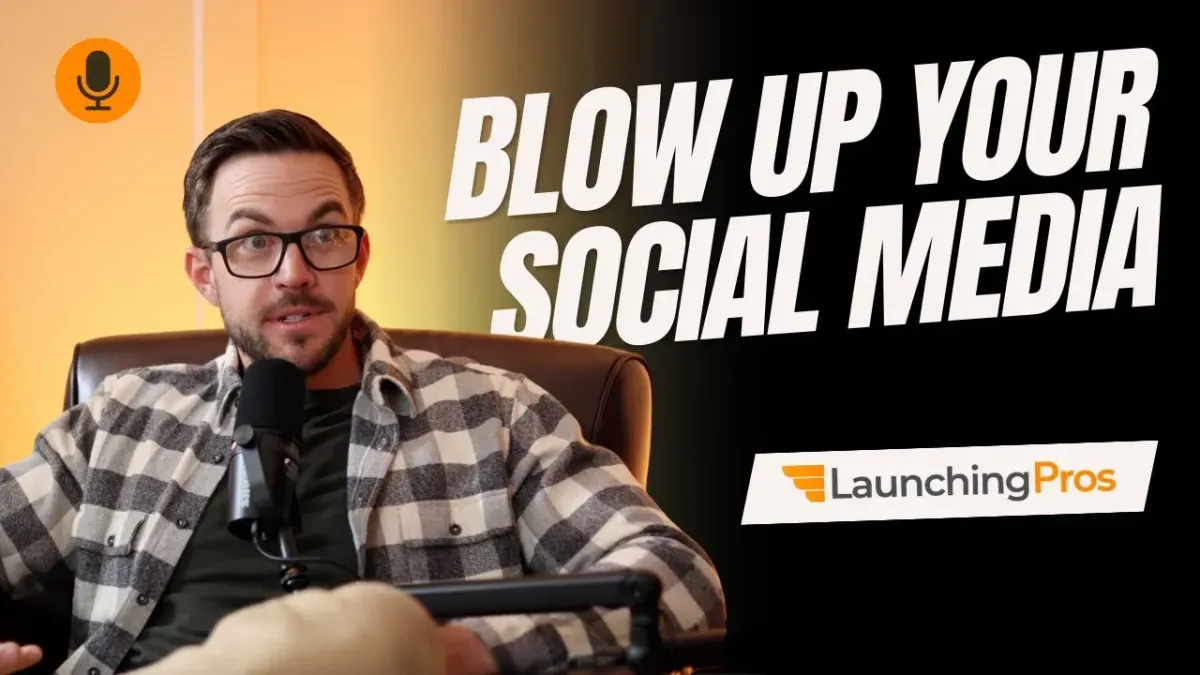 Jesse discussing how to blow up your social media