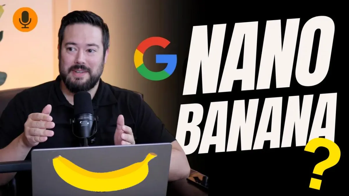 Isaac with Launching Pros talking about Nano Banana, Gemini's new image generation model