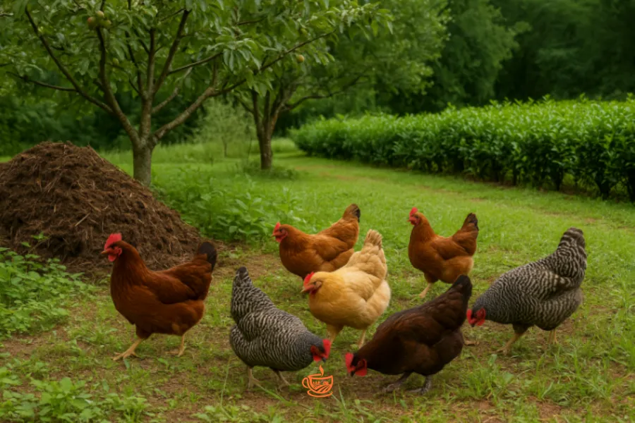 How We Use Chickens in a Permaculture Loop