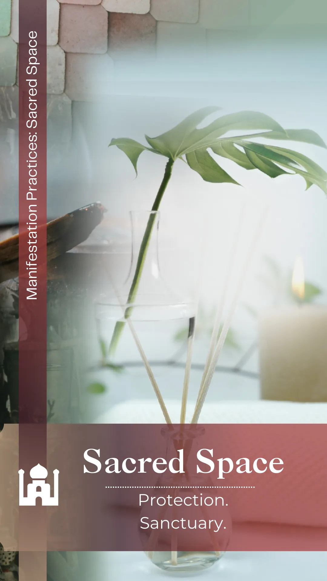 Wealth Alignment Oracle card: Sacred Space