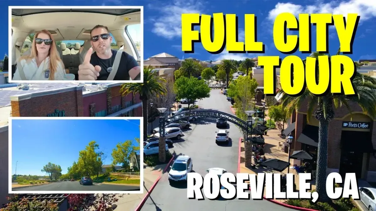Lance and Lauren Drive to tour a City in Roseville California