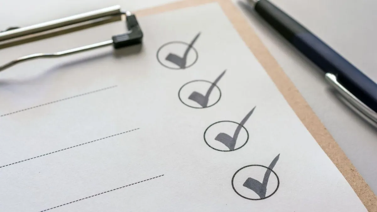 Checklist and Clipboard