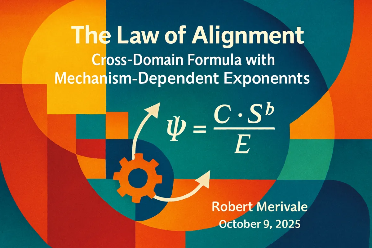 The Law of Alignment: A Universal Principle of Persistence