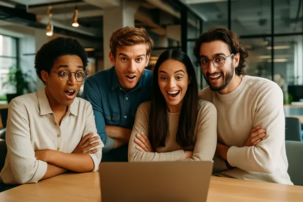 Trabajo con AI en el computador de la oficina