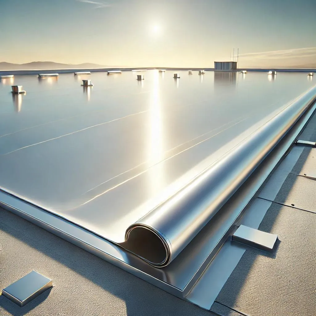 TPO roofing system in Rosharon, Texas