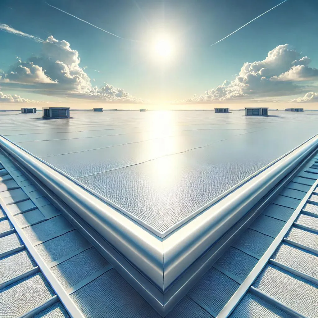 TPO roofing system in Jacinto City, Texas