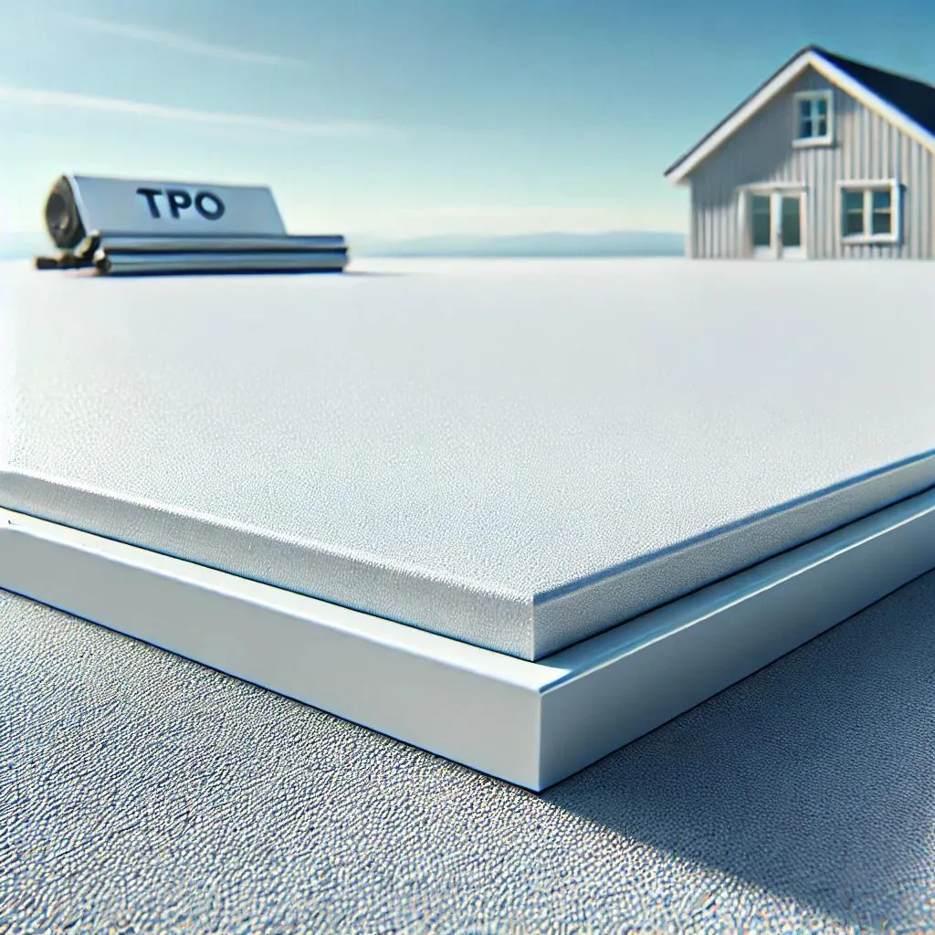 TPO roofing system in South Houston, Texas
