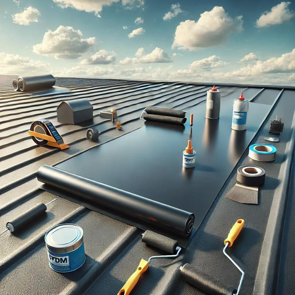 EPDM roofing installation in El Lago, Texas