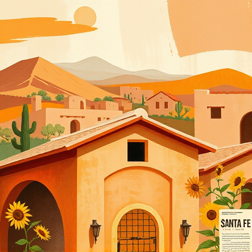 Intricate Byzantine-style illustration featuring a residential neighborhood in South Houston, Texas, showcasing a variety of homes with vibrant thermoplastic polyolefin roofs reflecting sunlight in multiple colors. The roofs are adorned with patterns reminiscent of traditional Byzantine mosaics. In the foreground, Texas native flora, including bluebonnets and prickly pear cacti, flourish, emphasizing the southern charm of the area. The scene is illuminated by soft light from a golden stylized sun, creating a calm and inviting atmosphere. Delightful details such as mosaic-style birds fluttering near the roofs and abstract clouds reflect traditional Byzantine curves. The background presents a stylized skyline of Houston in muted golds and blues, blending modernity with ancient artistic heritage. The color palette features deep blues and vivid golds, illustrating the vibrancy of South Houston while honoring the serenity of Byzantine art.