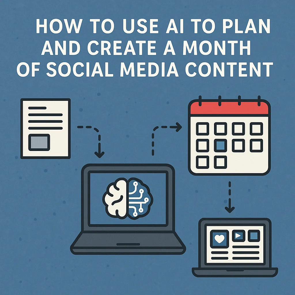 How to Use AI to Plan and Create a Month of Social Media Content 