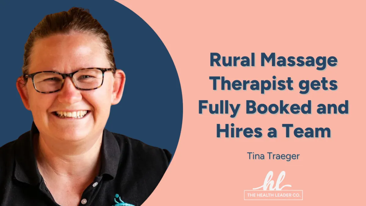 Massage Therapist gets fully booked