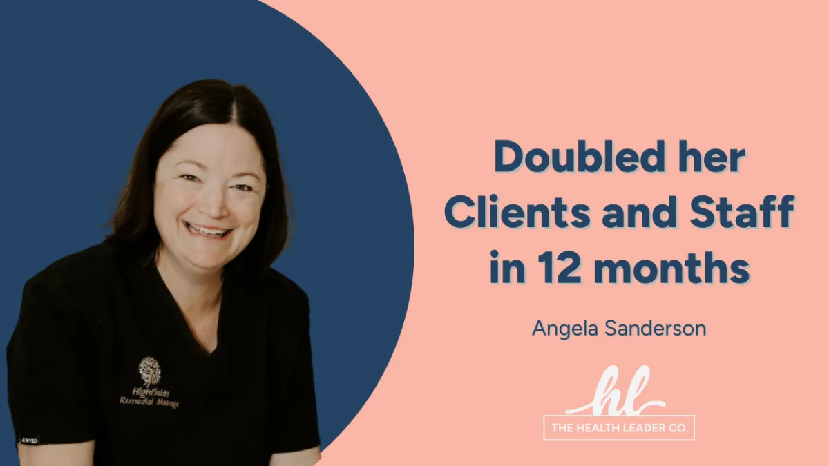 Angie doubled her income and clientele in a small community