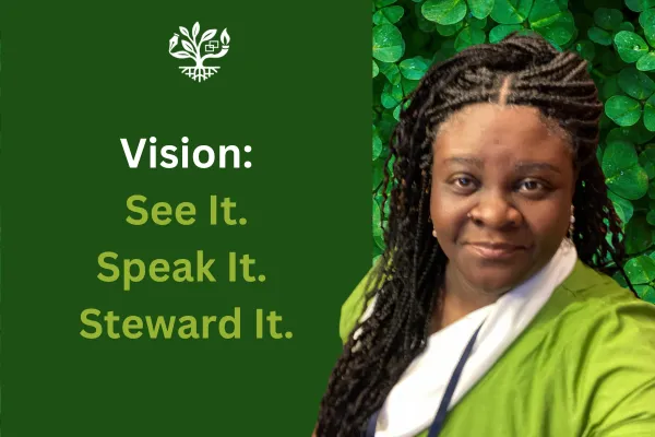 Vision: See It. Speak It. Steward It.