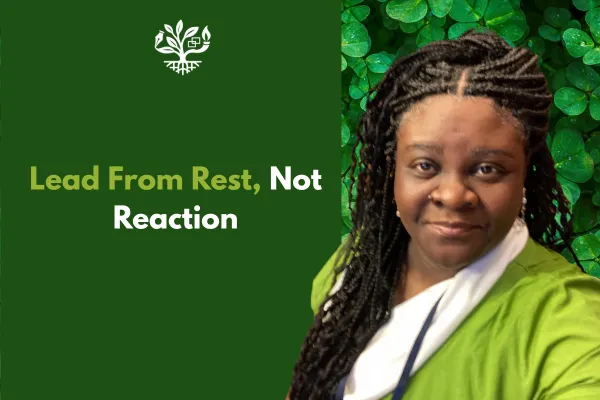 Lead From Rest, Not Reaction